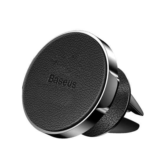 Автомобильный держатель Baseus Small Ears Series Air Outlet Magnetic Bracket Leather Type SUER-E01