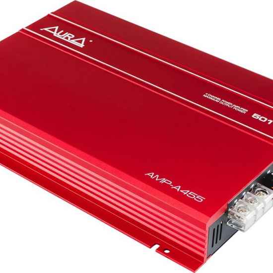 4-канальный усилитель Aura AMP-A455 4-канальный усилитель Aura AMP-A455