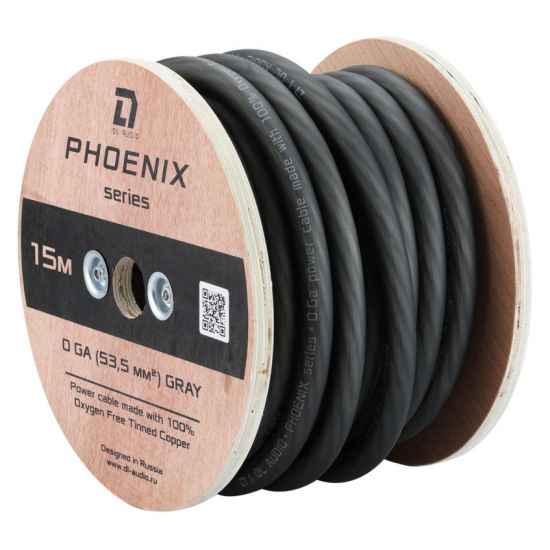 Силовой кабель DL Phoenix 0GA Grey