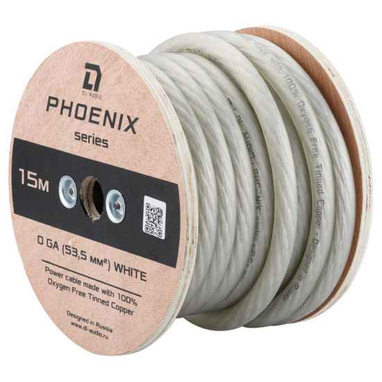 Силовой кабель DL Phoenix 0Ga White
