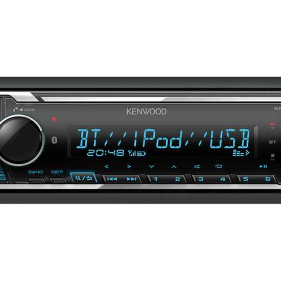 Автомагнитола 1DIN Kenwood KMM-BT306