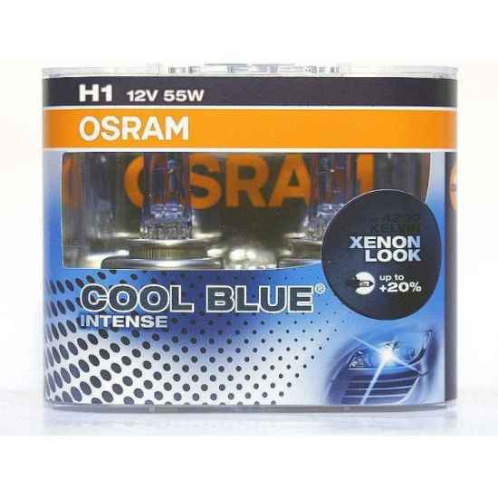 Автосвет OSRAM H1 64150 CBI DuoBox COOL BLUE 12V 55W