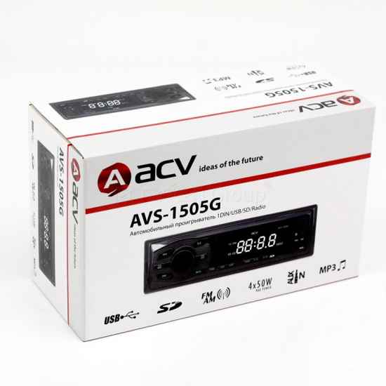 Автомагнитола 1DIN ACV AVS-1505G Автомагнитола 1DIN ACV AVS-1505G