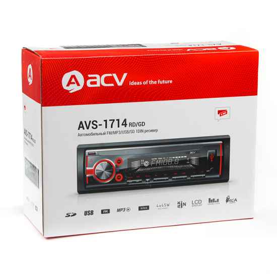 Автомагнитола 1DIN ACV AVS-1714GD Автомагнитола 1DIN ACV AVS-1714GD