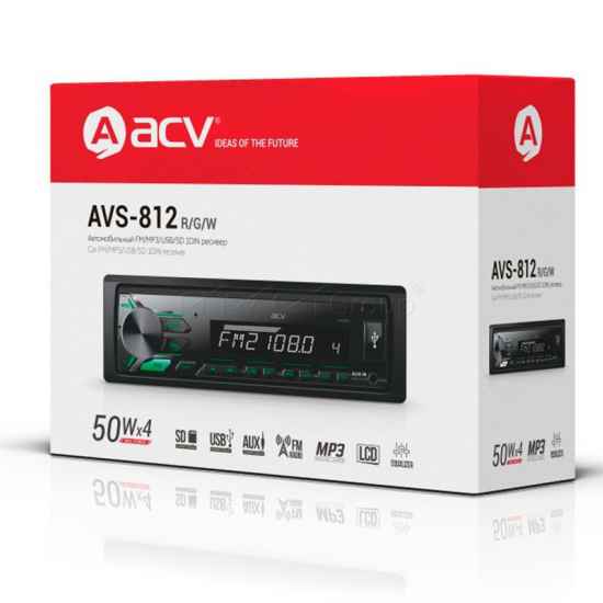 Автомагнитола 1DIN ACV AVS-812G