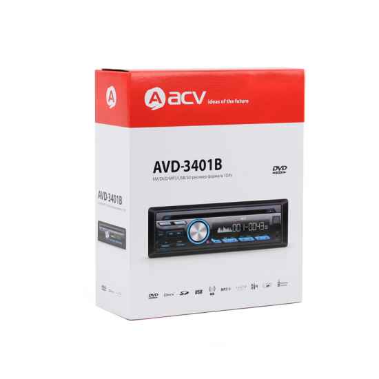 Автомагнитола 1DIN ACV AVD-3401B