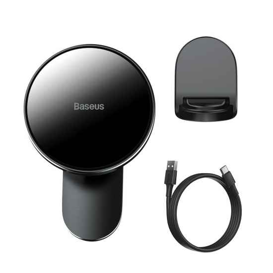 Автомобильный держатель (MagSafe for iPhone 12/13) Baseus Big Energy Car Mount Wireless Charger