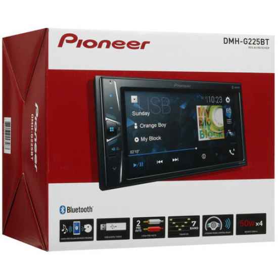 Автомагнитола 2DIN Pioneer DMH-G225BT